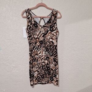 Stylish Animal Print Sleeveless Top
